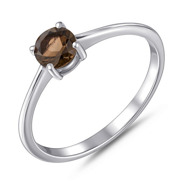 Серебряное кольцо з раухтопазом (арт. 7501/2180456Рх) – изображение 1