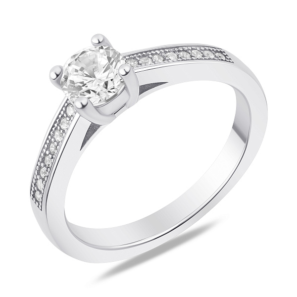 Серебряное кольцо с фианитами (арт. 7501/8647) – изображение 1