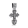 Массивный серебряный крестик с чернением (арт. 7904/292пю) – изображение 1