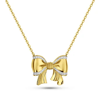 Золоте кольє Francelli з діамантами (арт. Ц361362015ж)