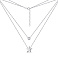 Серебряное колье "Звезда" с фианитом (арт. 7507/1275) – изображение 2