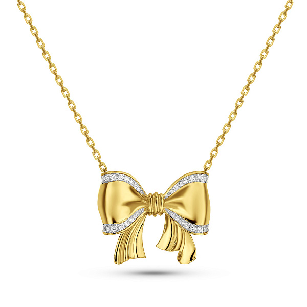 Золоте кольє Francelli з діамантами (арт. Ц361362015ж) – зображення 1