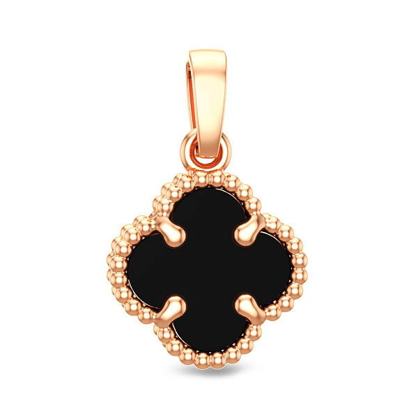 Золотий кулон з оніксом (арт. 441439/8о) – зображення 1