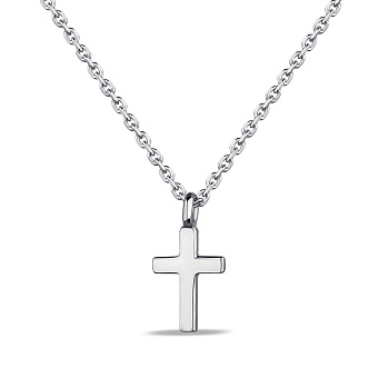 Фото Колье серебряное Крестик (арт. 7507/1146)