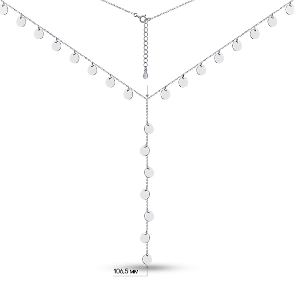 Серебряное колье Монеты (арт. 7507/1771) – изображение 3
