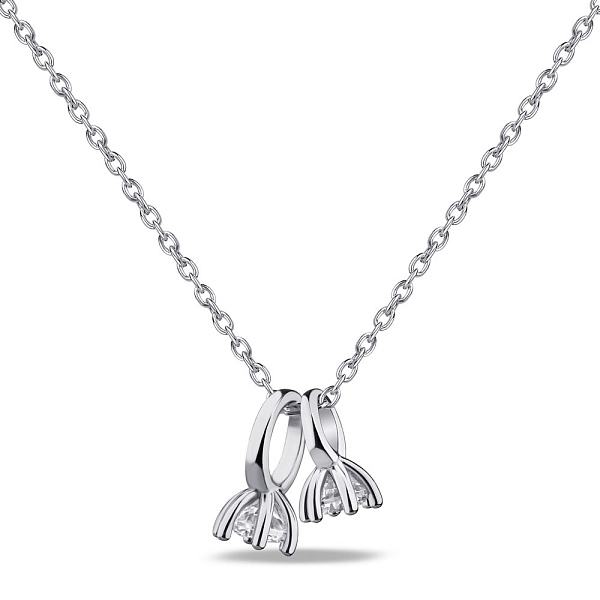 Кольє зі срібла з фіанітами (арт. 7507/1882) – зображення 1