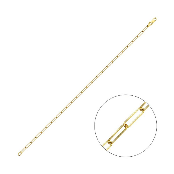 Тонкий браслет из желтого золота "Звенья" (арт. 325420ж) – изображение 1