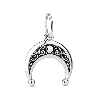 Серебряный подвес с чернением (арт. 7903/262пю)