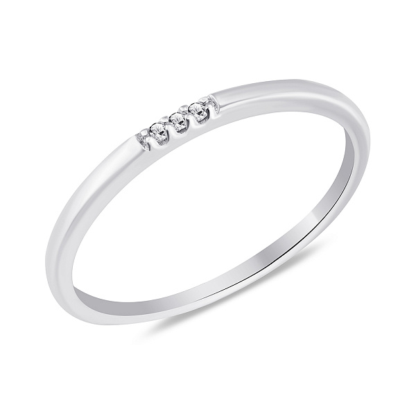 Серебряное кольцо с фианитами (арт. 7501/7051) – изображение 1