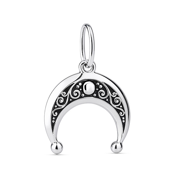 Серебряный подвес с чернением (арт. 7903/262пю) – изображение 1