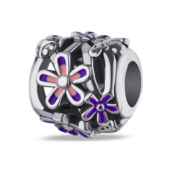 Шарм из серебра с эмалью (арт. 7903/3365ефр) – изображение 1