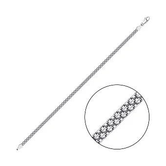 Срібний браслет плетіння Якірне потрійне (арт. 0310503)