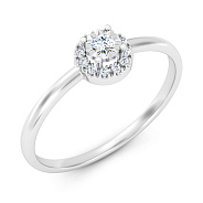 Золотое кольцо с бриллиантами (арт. К011684010б)