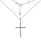 Золоте кольє Хрестик з діамантами (арт. Ц341191050б) – зображення 2