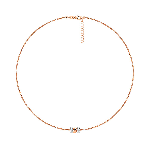 Колье из красного и белого золота (арт. 353090кб) – изображение 1