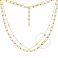 Серебряное колье с желтым родированием Trendy Style (арт. 7507/2012ж) – изображение 1