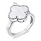 Серебряное кольцо с перламутром (арт. 7501/5280/15п) – изображение 2