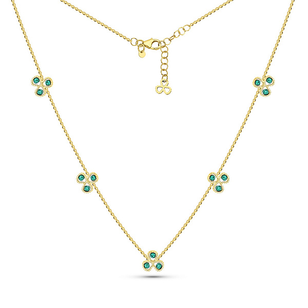 Кольє з жовтого золота Francelli (арт. 352589жбрз) – зображення 2