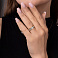 Кольцо из белого и желтого золота (арт. 1401005бжа) – изображение 2
