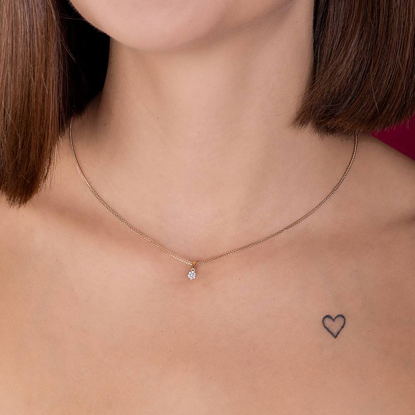 Золотий кулон з діамантами (арт. П011017005) – зображення 3