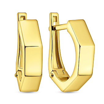 Серьги из желтого золота (арт. 110881ж)