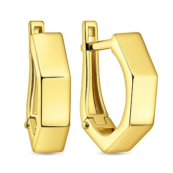 Сережки з жовтого золота (арт. 110881ж)