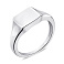Серебряное кольцо без камней (арт. 7501/6701) – изображение 1