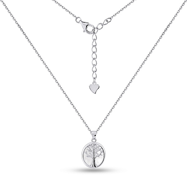 Срібне кольє Дерево життя (арт. 7507/2226п) – зображення 2