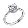 Серебряное кольцо с фианитами (арт. 7501/6952) – изображение 1