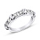 Серебряное кольцо с фианитами (арт. 7501/5308) – изображение 1