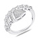 Серебряное кольцо змея с фианитами (арт. 7501/8774) – изображение 1