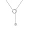 Кольє з білого золота з діамантами (арт. Ц341288010б) – зображення 1
