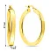 Серьги-кольца из желтого золота (арт. 108461/45ж) – изображение 2