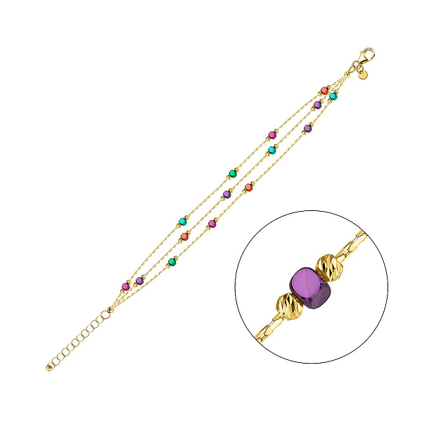 Золотий браслет Francelli (арт. 326452жцв) – зображення 1