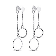 Фото Серебряные серьги Trendy Style с подвеской (арт. 7518/С2/1056)