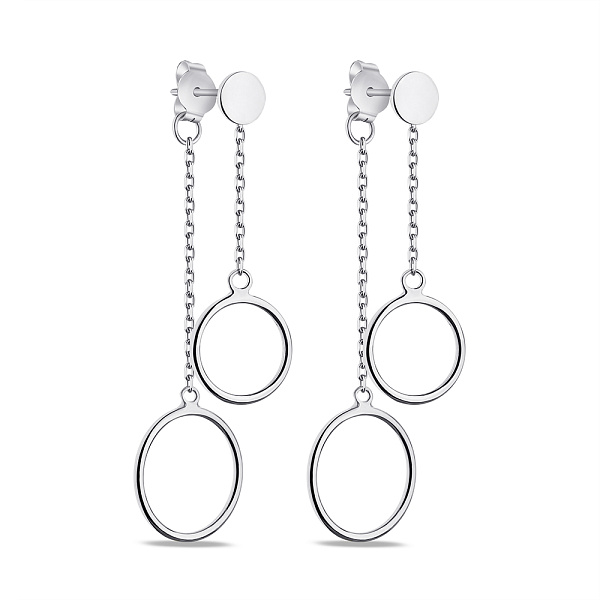 Серебряные серьги Trendy Style с подвеской (арт. 7518/С2/1056) – изображение 1