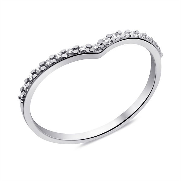 Кольцо из серебра с фианитами (арт. 7501/А092кю) – изображение 1