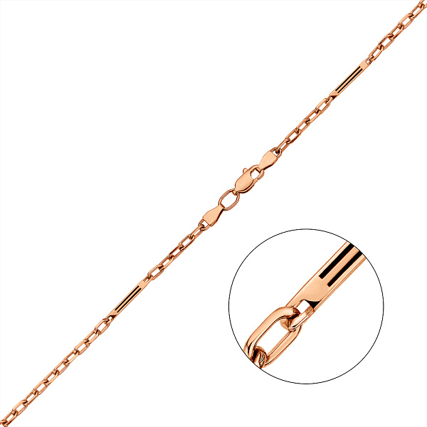 Золотая цепочка с эмалью (арт. 895008Е/2) – изображение 1