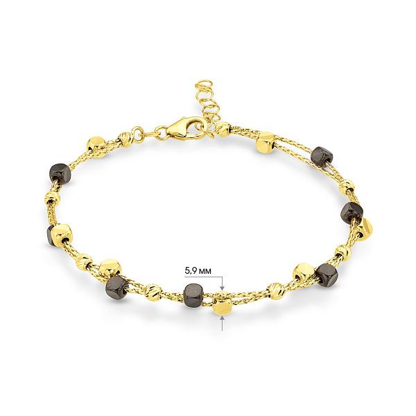 Золотой браслет Francelli (арт. 3261086жч) – изображение 8