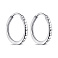Серебряные серьги-кольца (арт. 7502/1-5001.0.9) – изображение 1