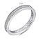 Серебряное кольцо с дорожкой из фианитов (арт. 7501/8162) – изображение 2
