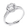 Серебряное кольцо с фианитами (арт. 7501/8057) – изображение 1