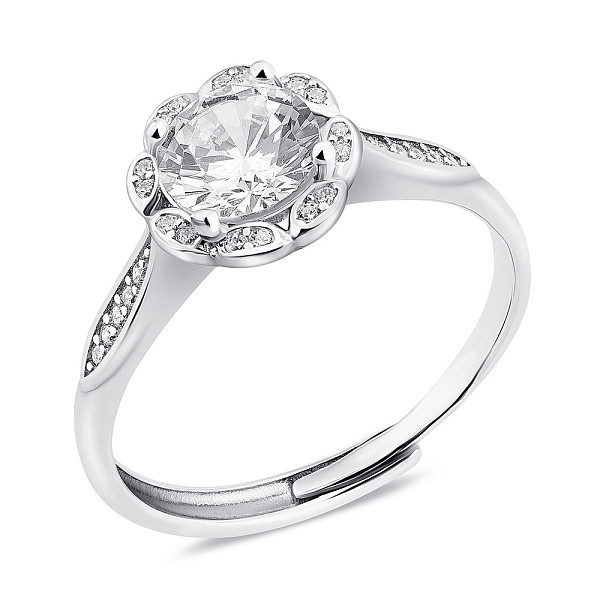 Серебряное кольцо с фианитами (арт. 7501/8057) – изображение 1