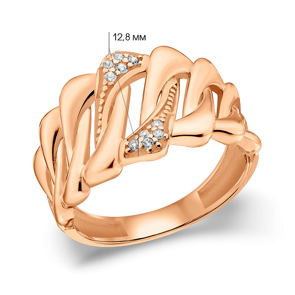 Масивна золота каблучка Ланки (арт. 156397) – зображення 4