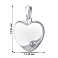 Серебряная подвеска «Сердце» с фианитом (арт. 7503/2466) – изображение 2