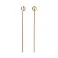 Золоті сережки-протяжки з фіанітами (арт. 110827) – зображення 1