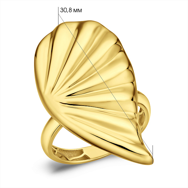 Золота каблучка Francelli (арт. 141423ж) – зображення 8