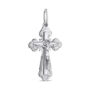 Фото Серебряный крестик с распятием (арт. 7504/2-8008.0.2)