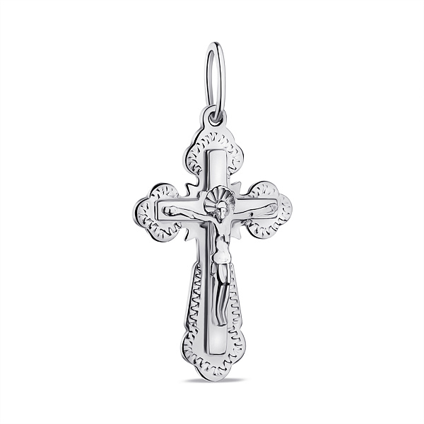 Серебряный крестик с распятием (арт. 7504/2-8008.0.2) – изображение 1