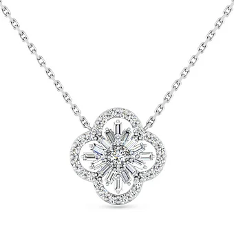 Золоте кольє з діамантами (арт. Ц011497040б)